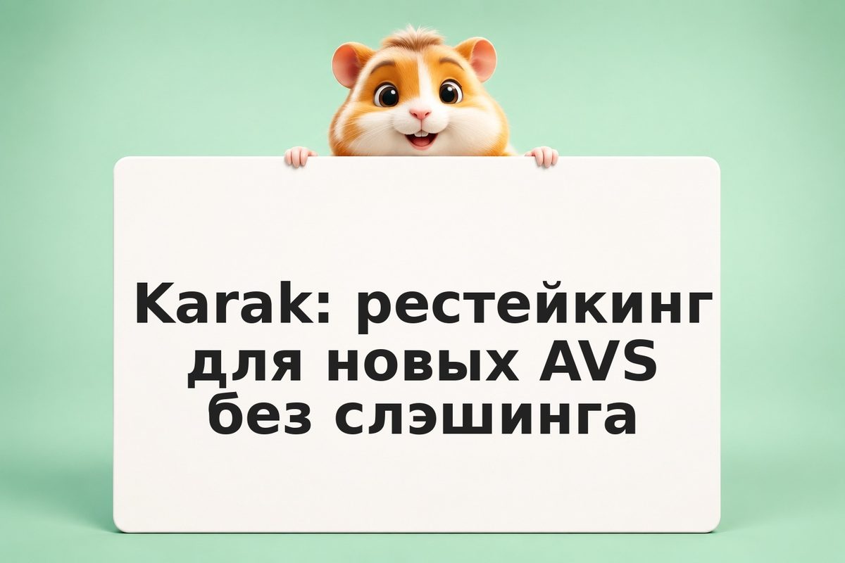 Karak: рестейкинг для новых AVS без слэшинга