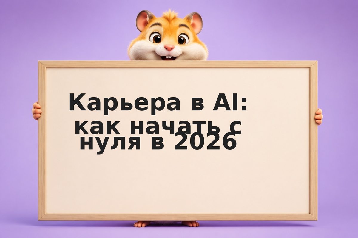 Карьера в AI: как начать с нуля в 2026