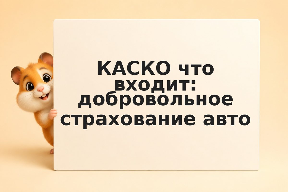 КАСКО что входит: добровольное страхование авто