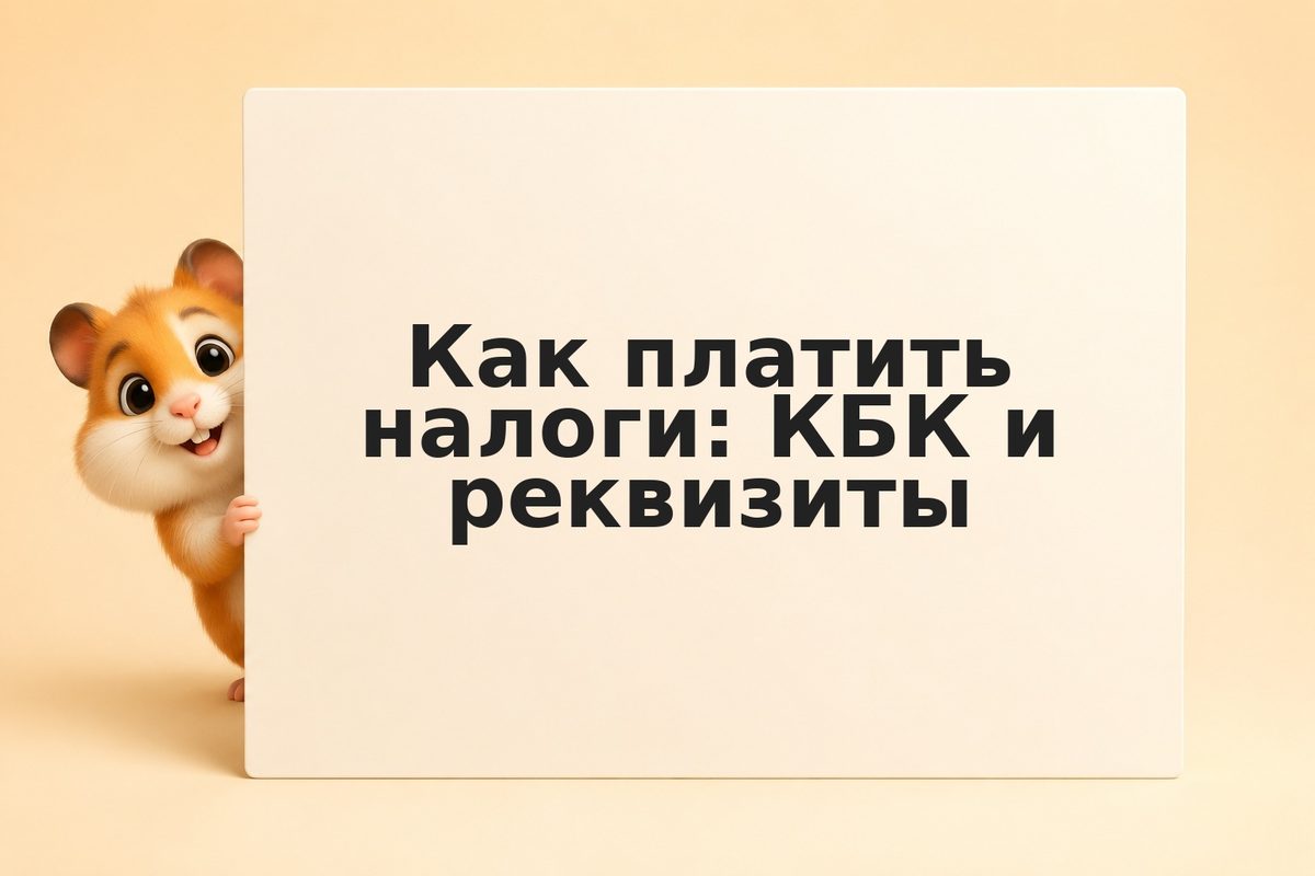 Как платить налоги: КБК и реквизиты