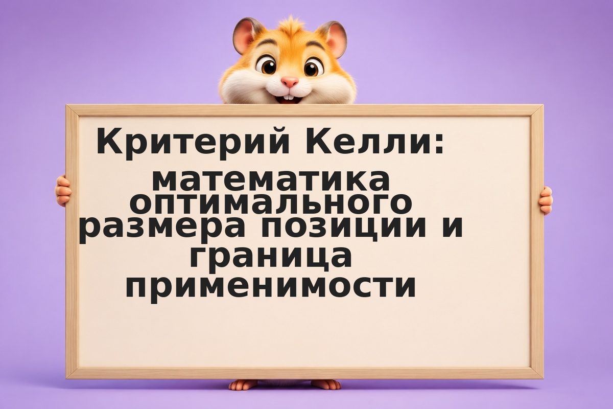Критерий Келли: математика оптимального размера позиции и граница применимости