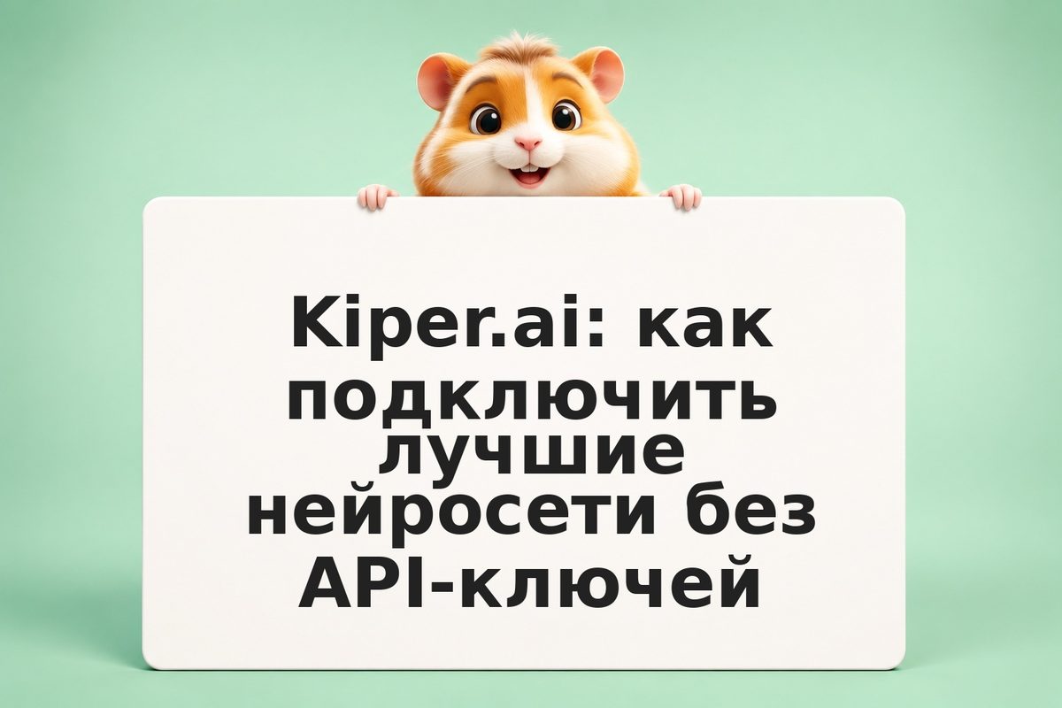 Kiper.ai: как подключить лучшие нейросети без API-ключей