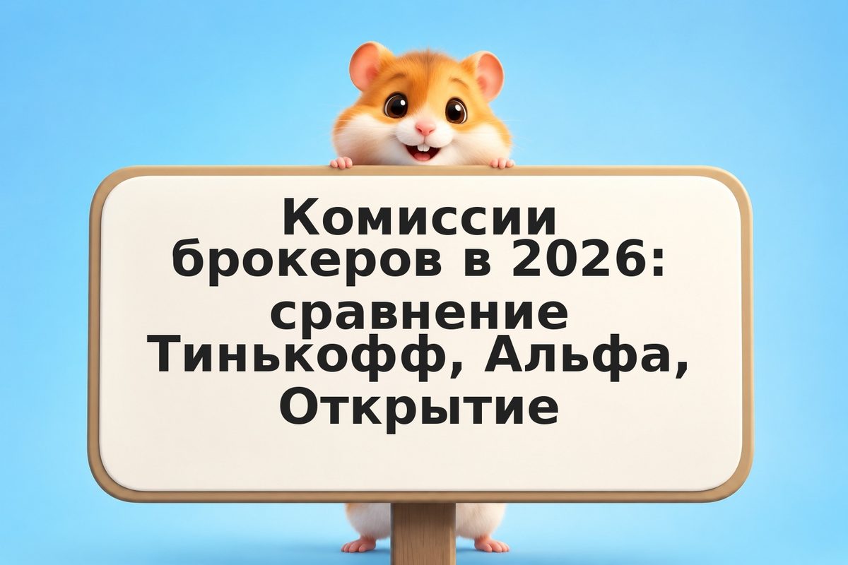 Комиссии брокеров в 2026: сравнение Тинькофф, Альфа, Открытие