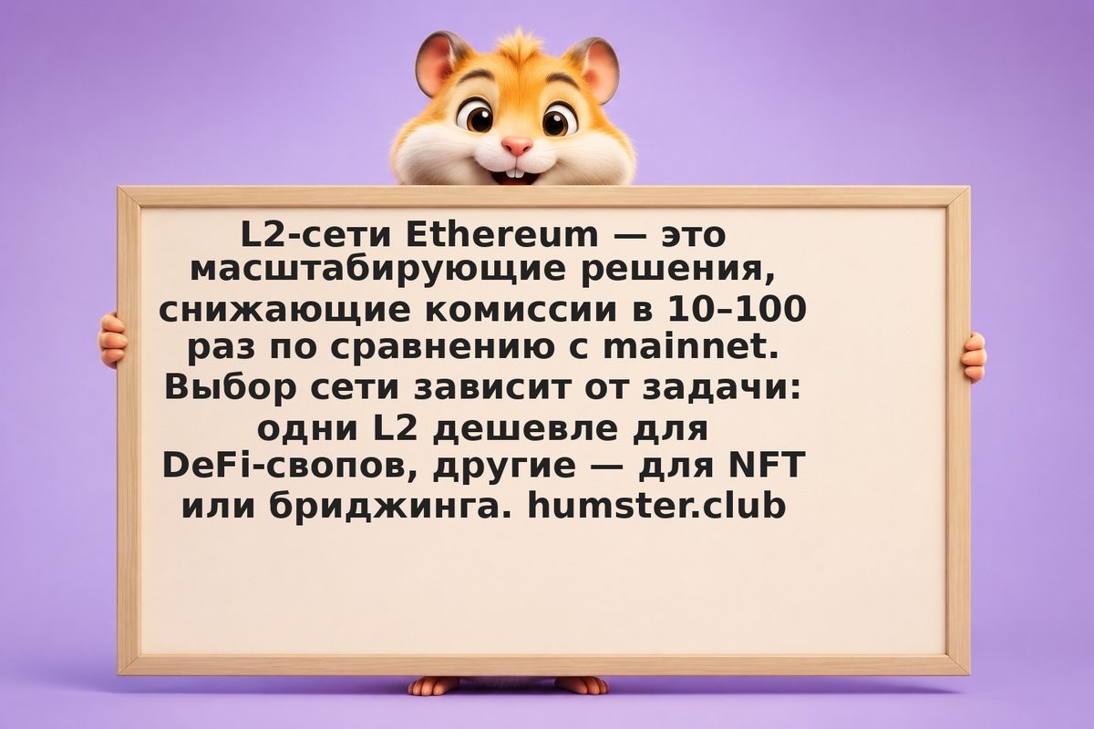 Комиссии на L2 Ethereum: какую сеть выбрать в 2026 году
