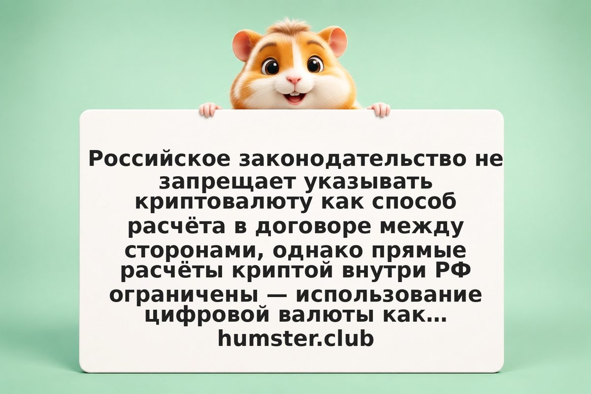 Коммерческое предложение с оплатой криптовалютой: как оформить законно в РФ 2026
