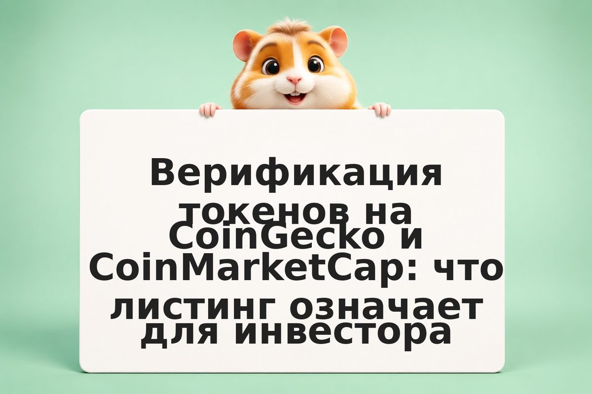 Верификация токенов на CoinGecko и CoinMarketCap: что листинг означает для инвес