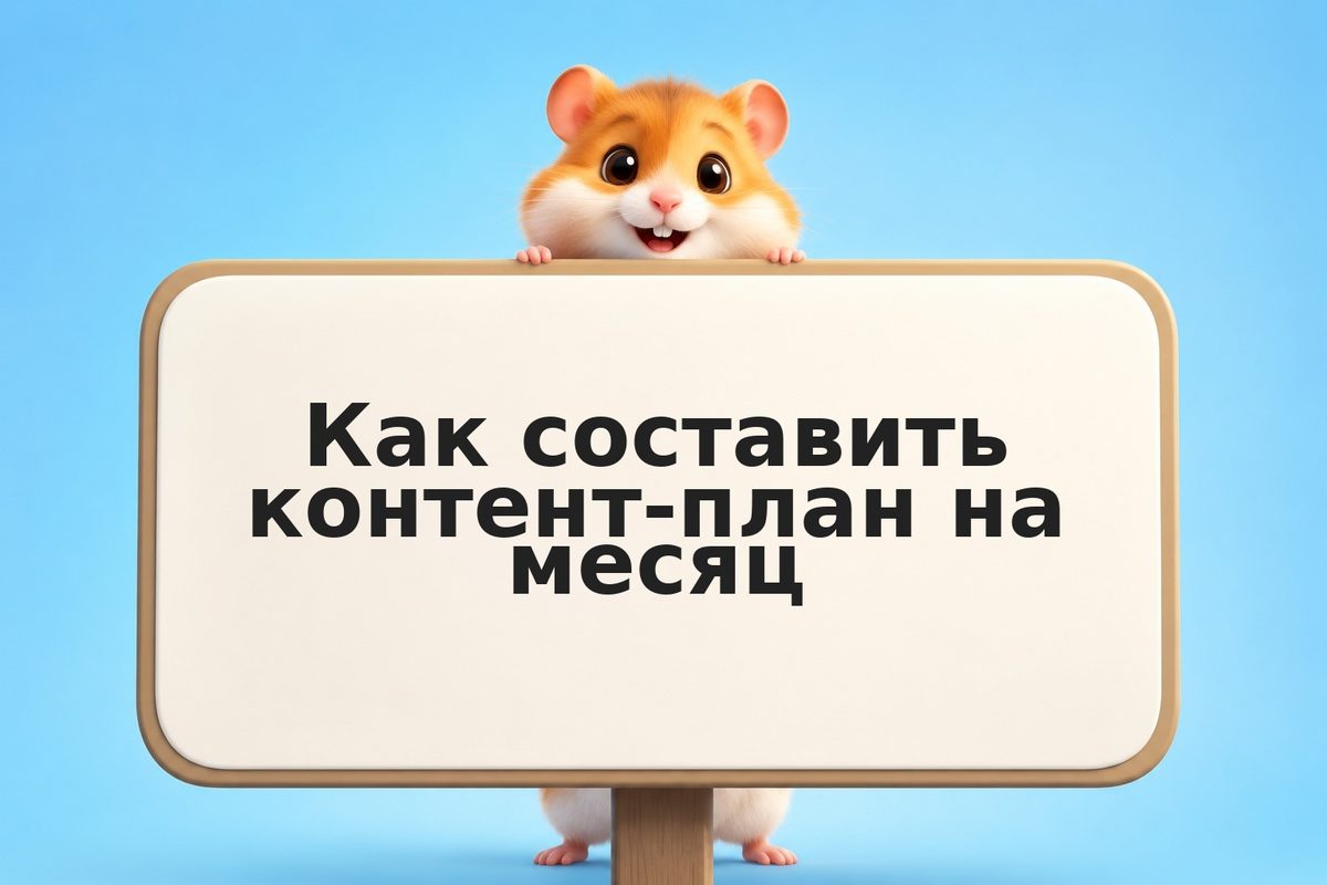 Как составить контент-план на месяц