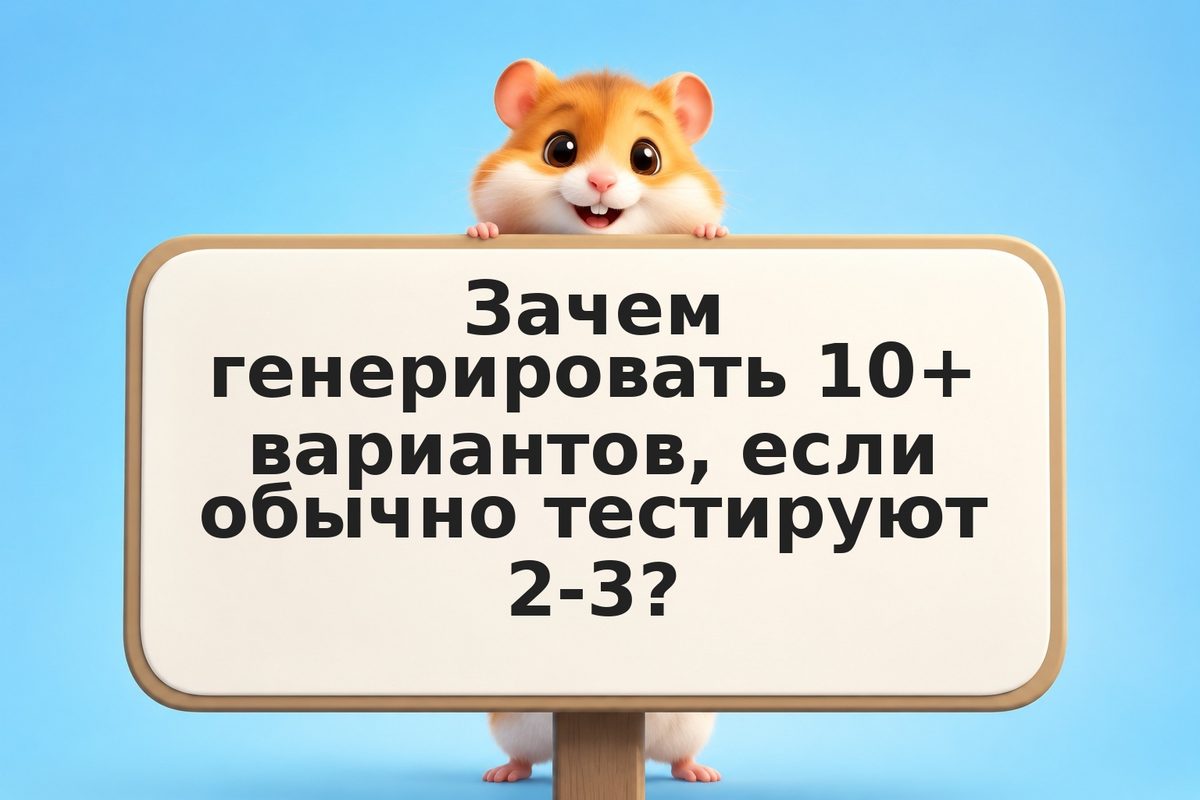 A/B тест карточек товара через нейросети: 10 вариантов без роста затрат на дизай