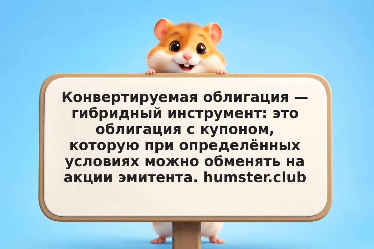 Конвертируемые облигации: облигация с правом обмена на акции