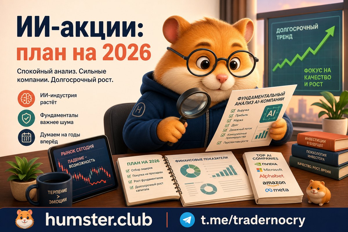 Коррекция бигтехов в 2026: когда входить в технологический портфель
