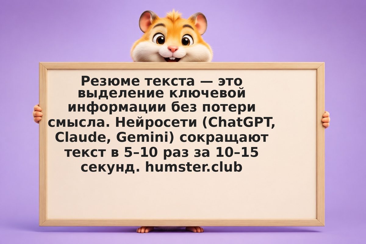 Краткое резюме текста: метод condensing для аналитика