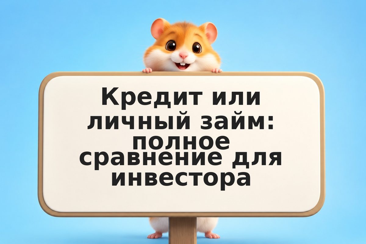 Кредит или личный займ: полное сравнение для инвестора