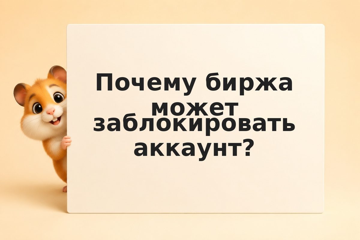 Биржа заблокировала аккаунт: как вернуть средства