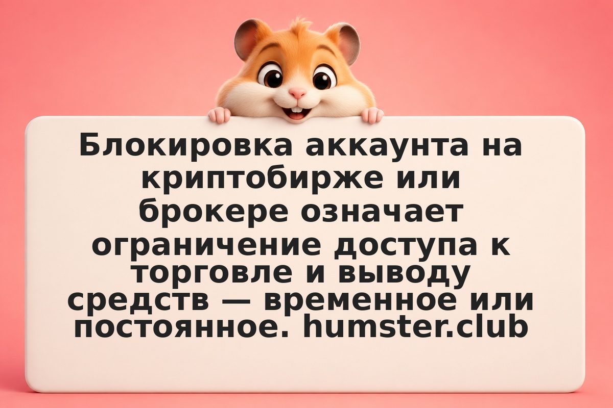 Биржа заблокировала аккаунт: как вернуть средства