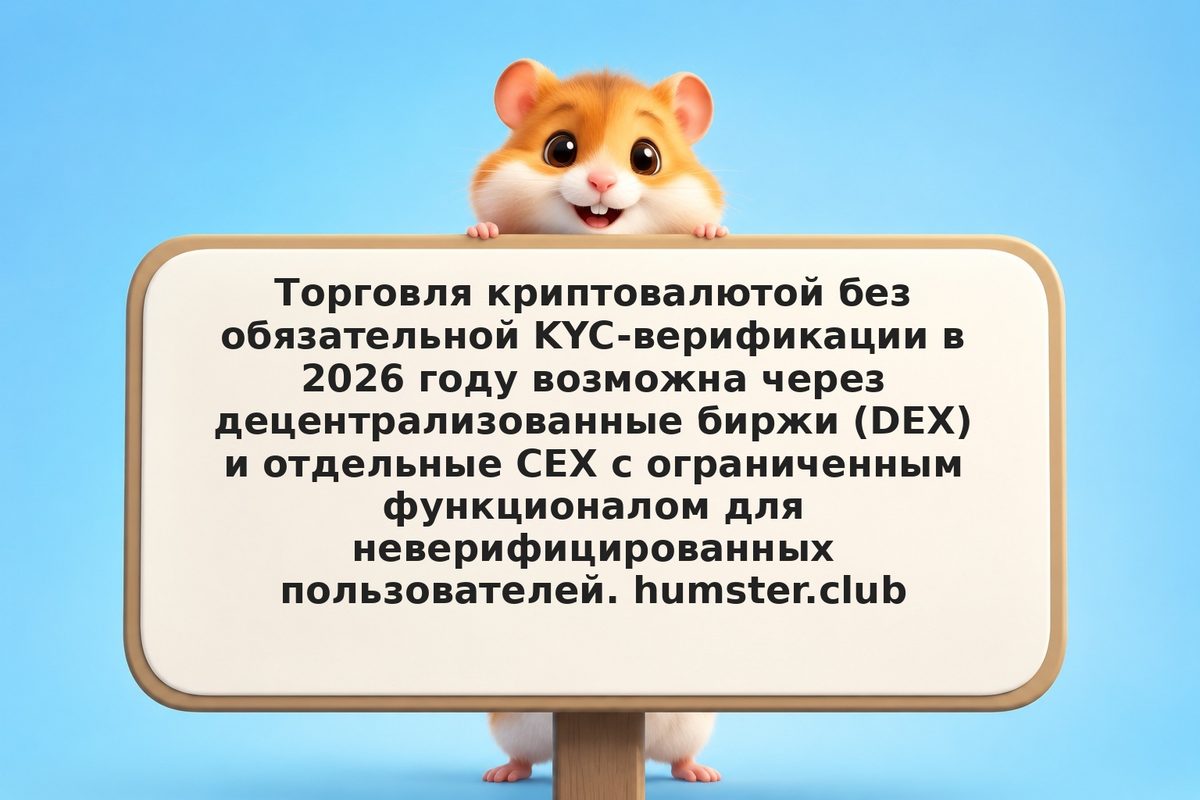 Крипто-биржа без KYC-верификации: что доступно в 2026 году