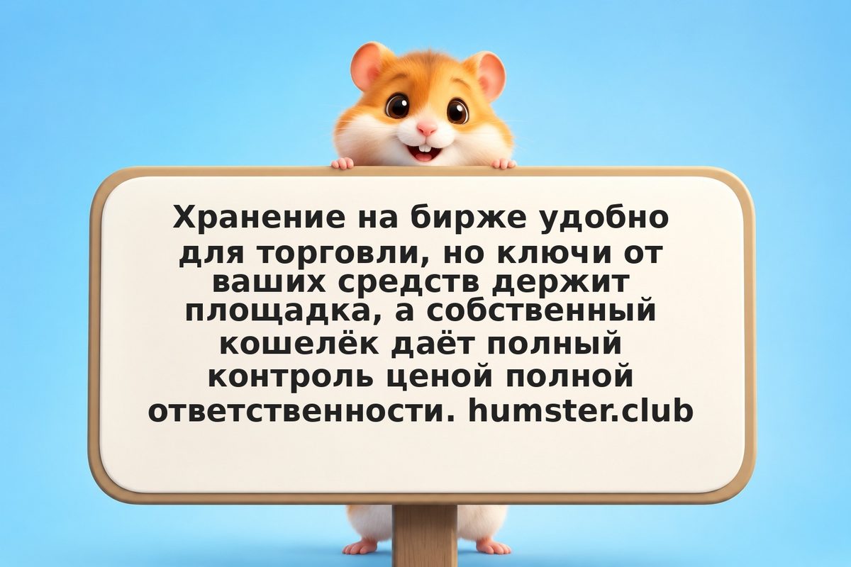 Хранить крипту на бирже или в кошельке