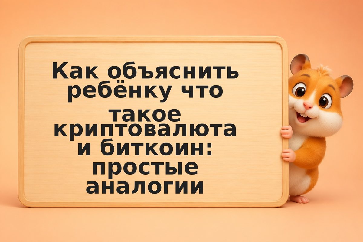 Как объяснить ребёнку что такое криптовалюта и биткоин: простые аналогии