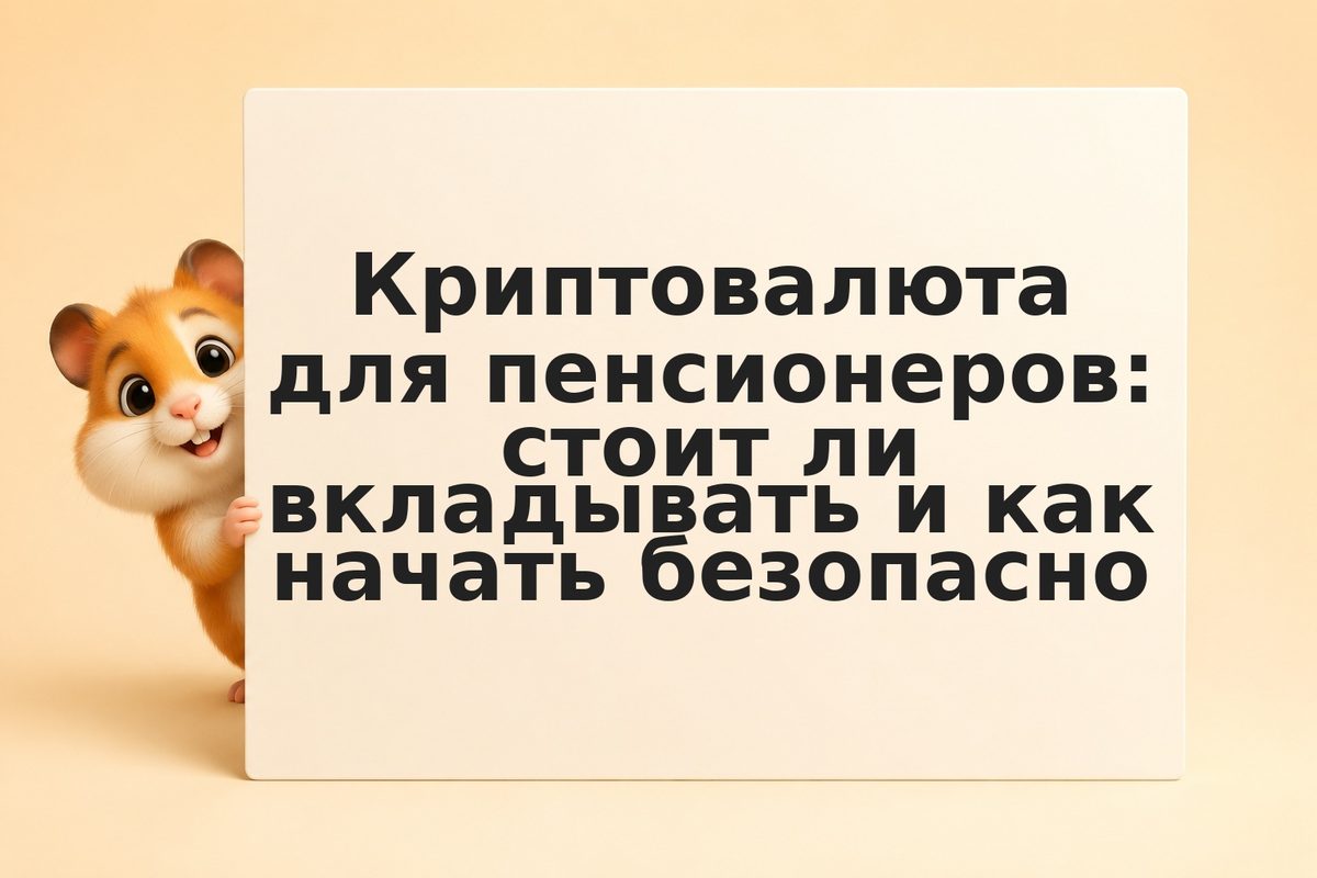 Криптовалюта для пенсионеров: стоит ли вкладывать и как начать безопасно