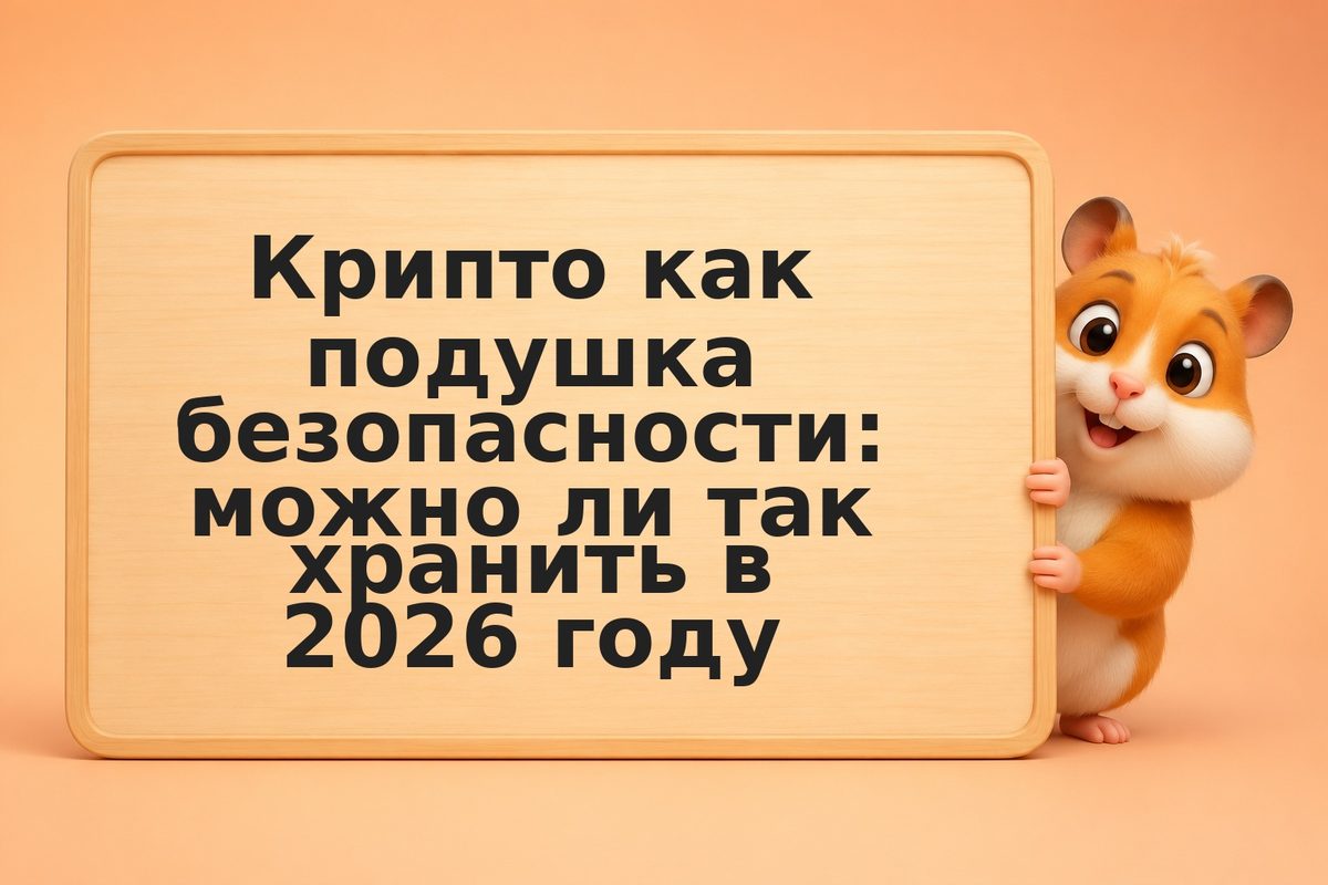 Крипто как подушка безопасности: можно ли так хранить в 2026 году