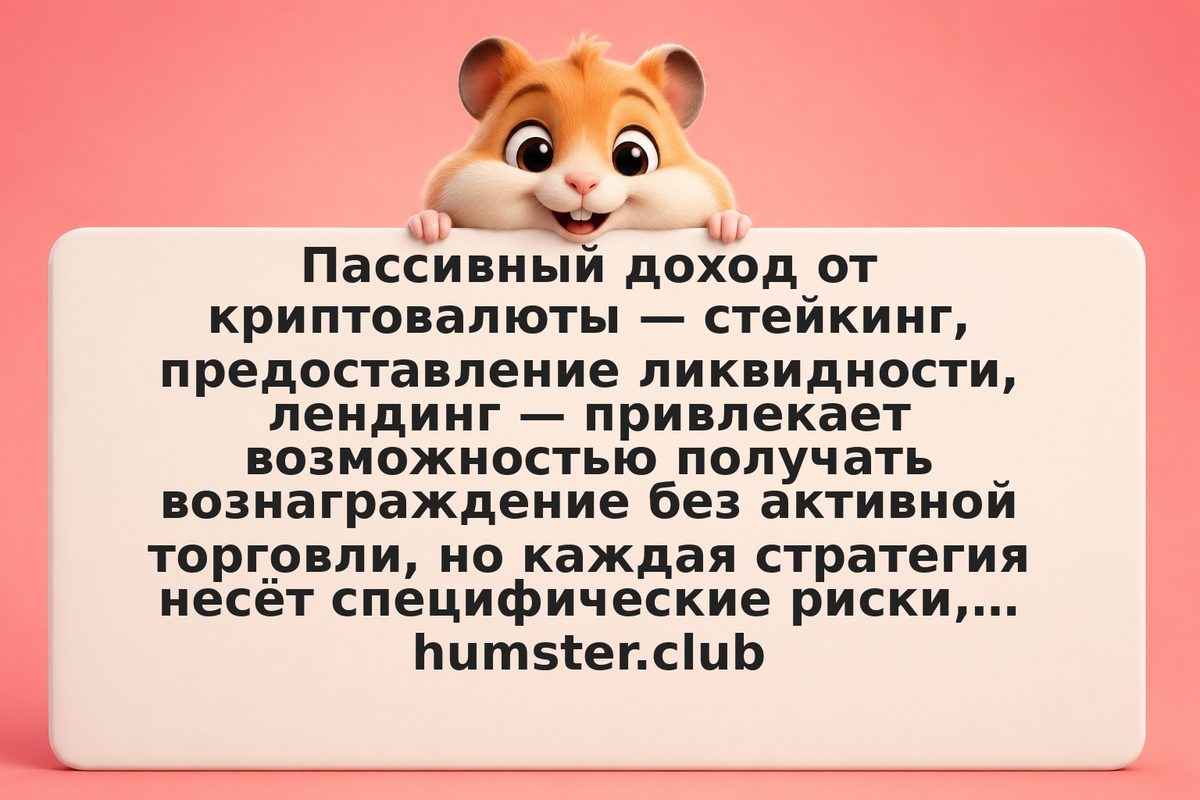 Риски пассивного дохода от криптовалюты: что может пойти не так и как снизить по