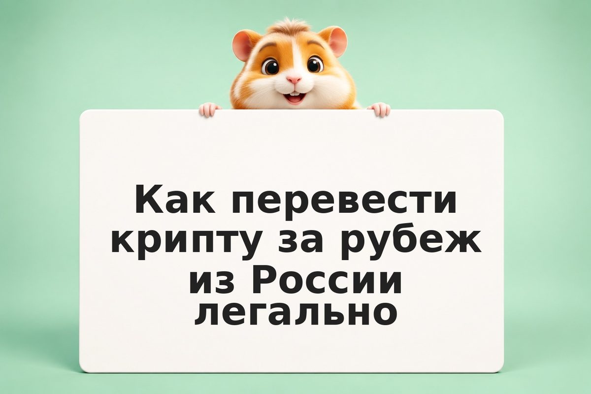 Как перевести крипту за рубеж из России легально