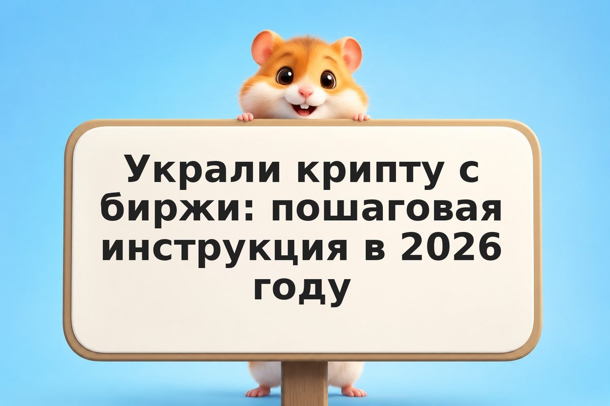 Украли крипту с биржи: пошаговая инструкция в 2026 году
