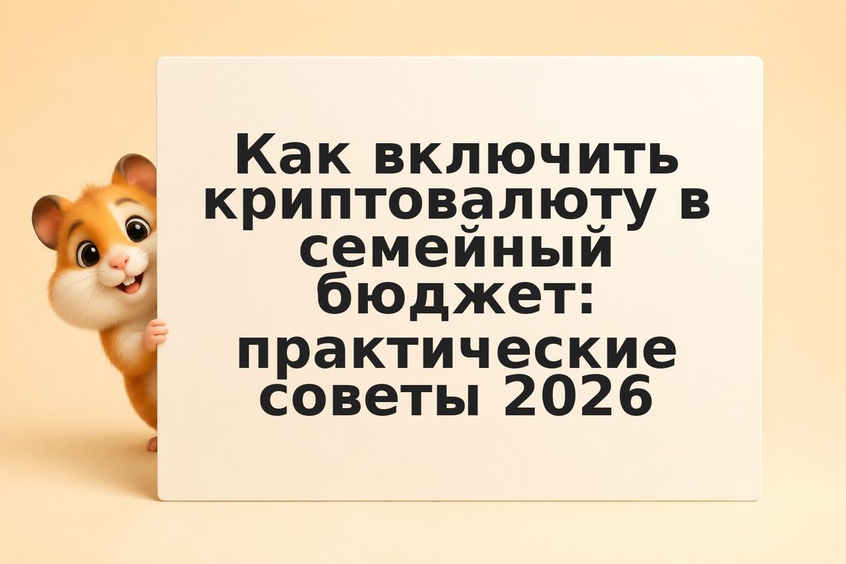 Как включить криптовалюту в семейный бюджет: практические советы 2026