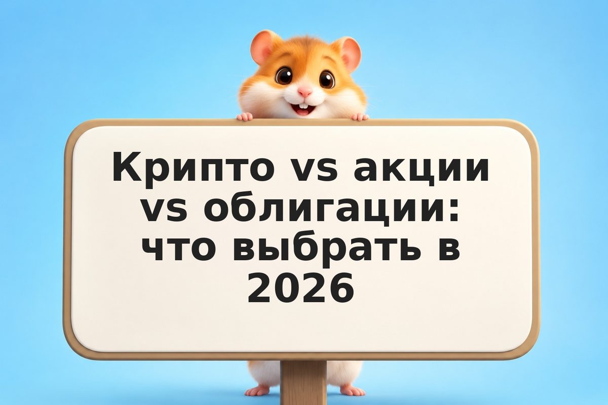 Крипто vs акции vs облигации: что выбрать в 2026