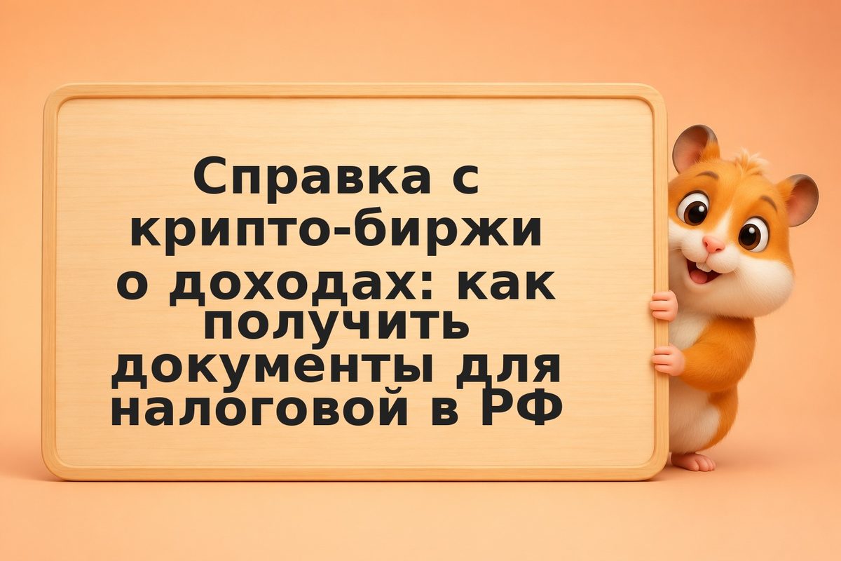 Справка с крипто-биржи о доходах: как получить документы для налоговой в РФ