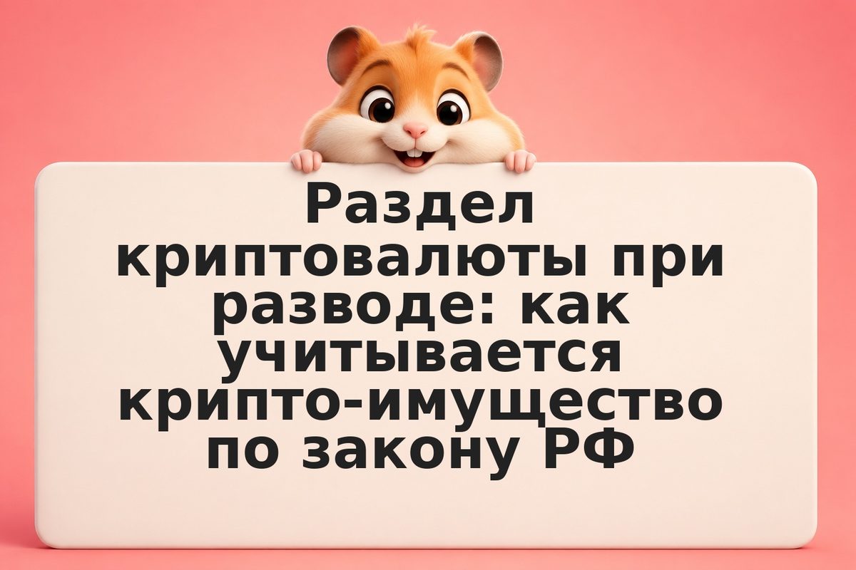Раздел криптовалюты при разводе: как учитывается крипто-имущество по закону РФ