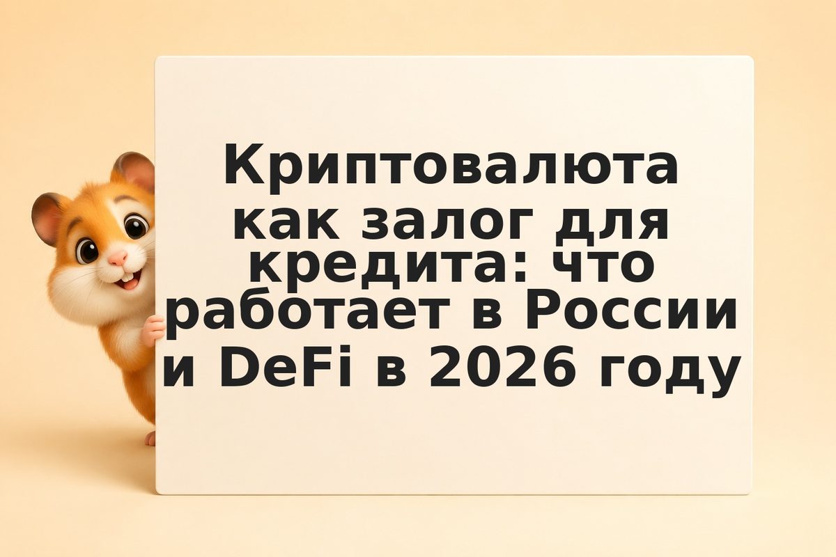 Криптовалюта как залог для кредита: что работает в России и DeFi в 2026 году