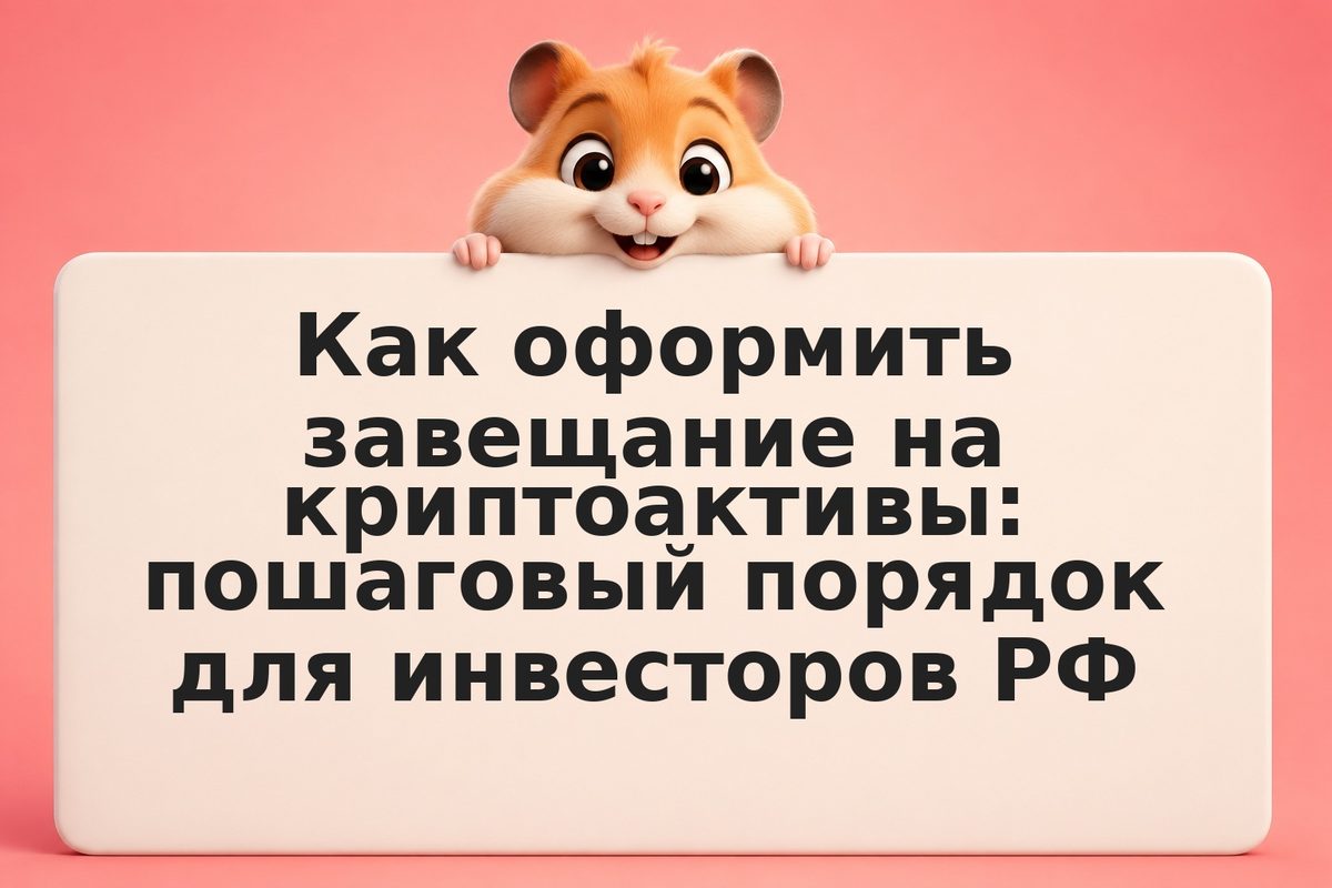Как оформить завещание на криптоактивы: пошаговый порядок для инвесторов РФ