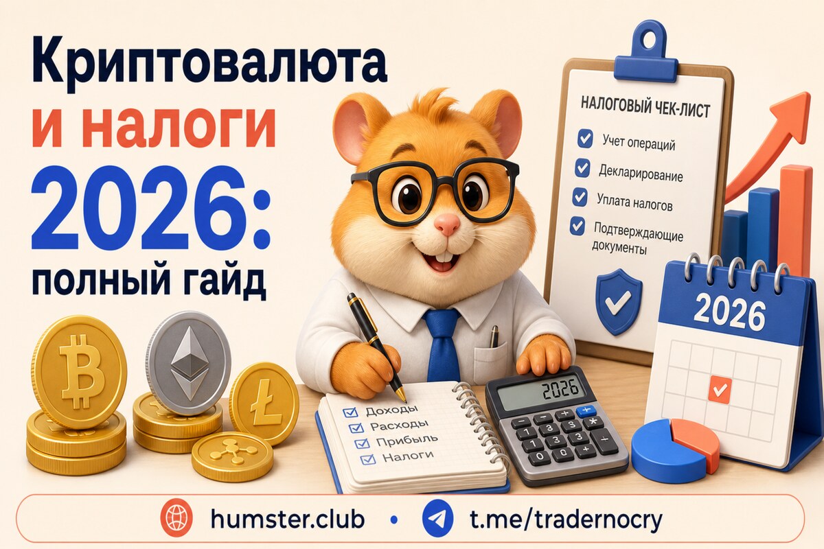 Налоги на криптовалюту в России 2026: полный гайд от покупки до продажи