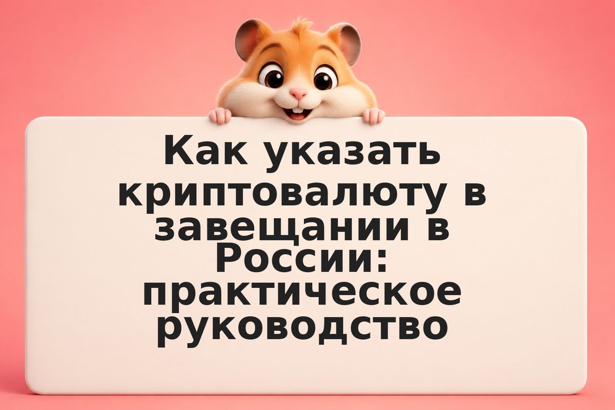 Как указать криптовалюту в завещании в России: практическое руководство