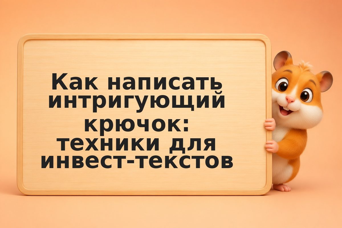 Как написать интригующий крючок: техники для инвест-текстов