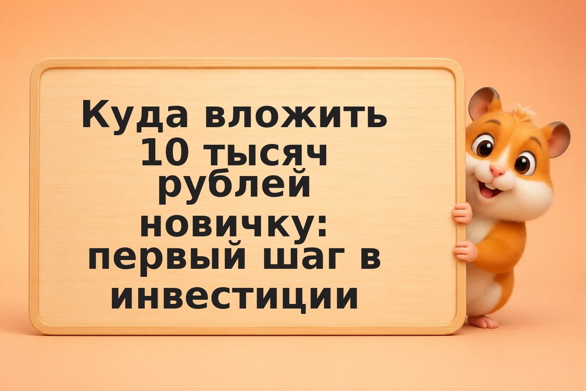 Куда вложить 10 тысяч рублей новичку: первый шаг в инвестиции