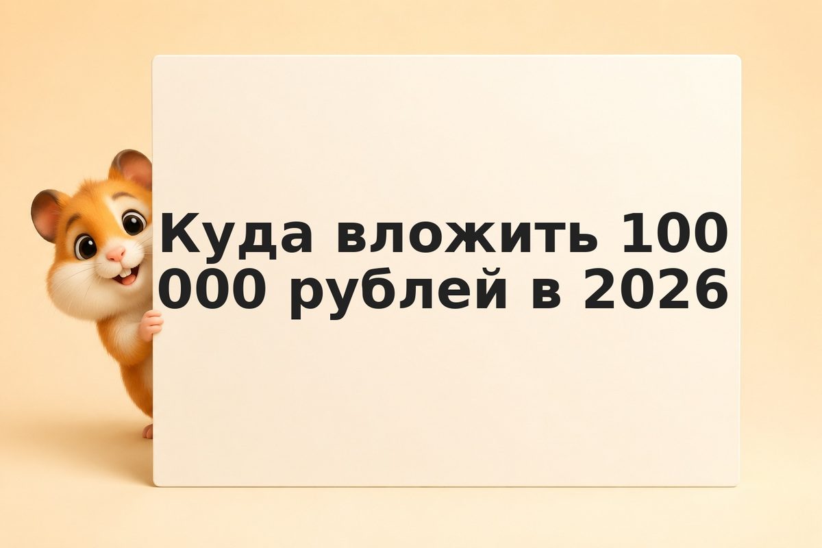 Куда вложить 100 000 рублей в 2026