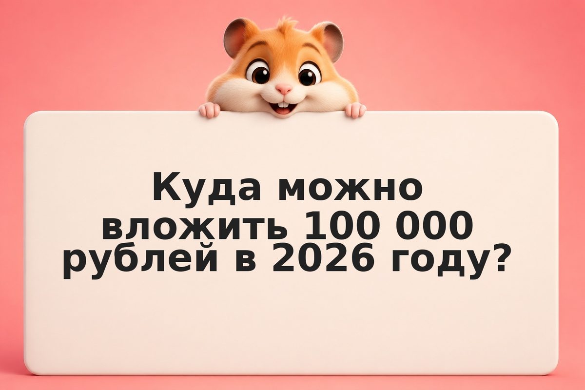 Куда вложить 100 000 рублей в 2026