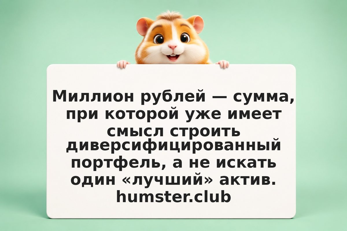Куда вложить 1 миллион рублей в 2026 году: разбор для частного инвестора