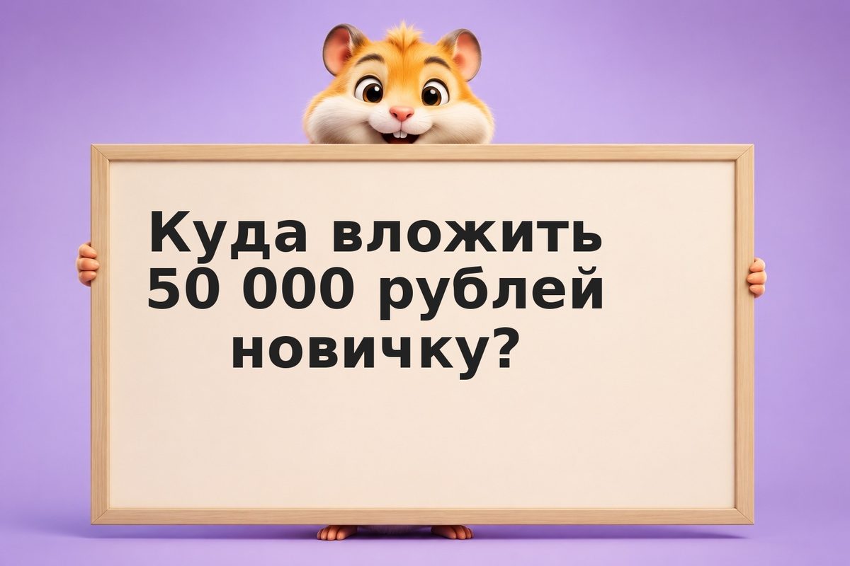 Куда вложить 50 000 рублей новичку