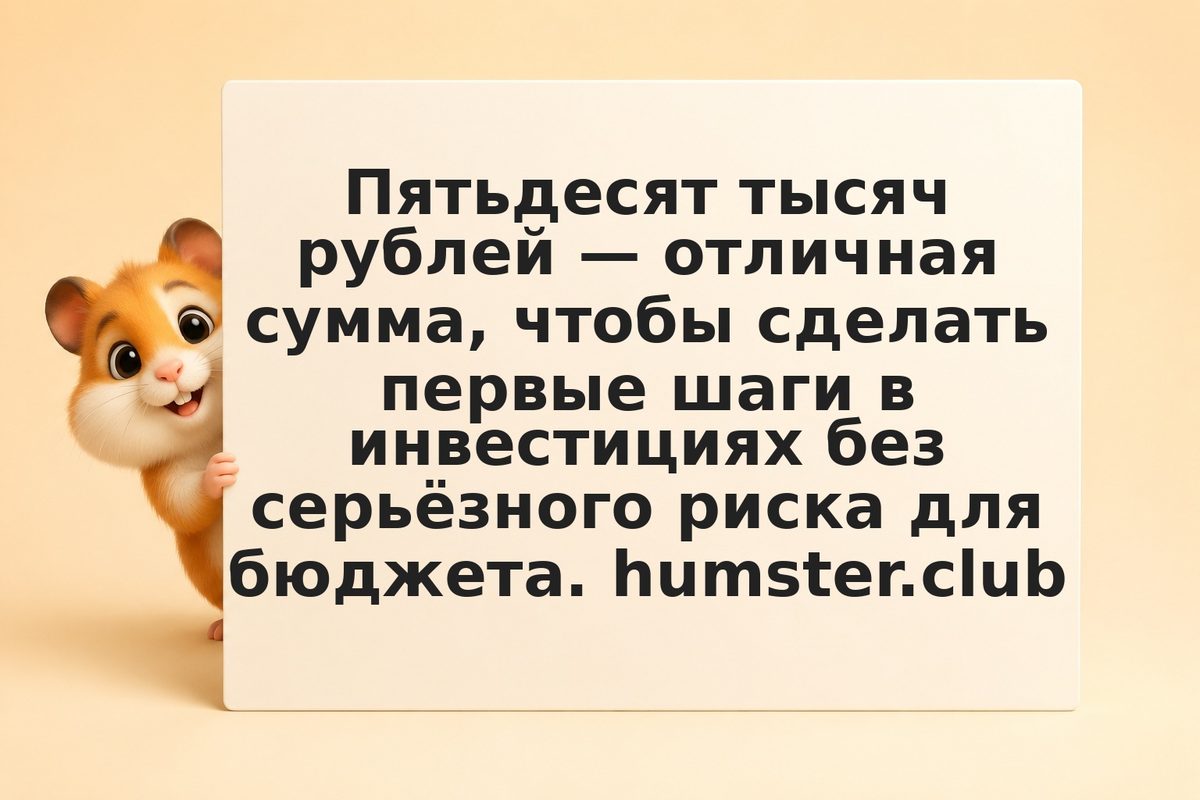 Куда вложить 50 000 рублей новичку