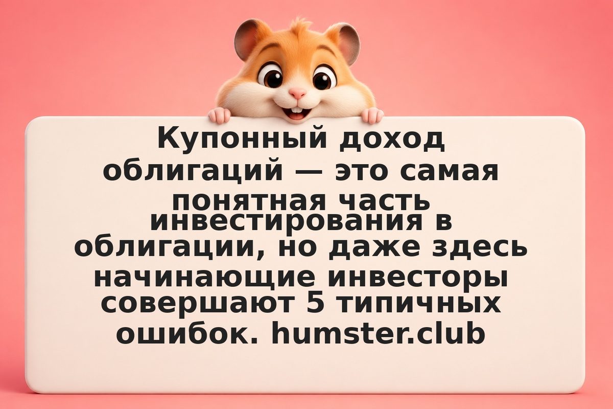 Купонный доход облигаций расчет: 5 ошибок начинающих