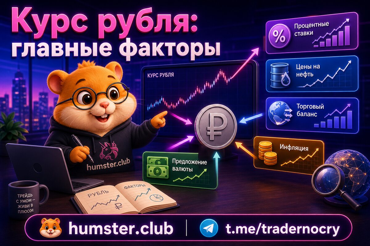 Что влияет на курс рубля в 2026