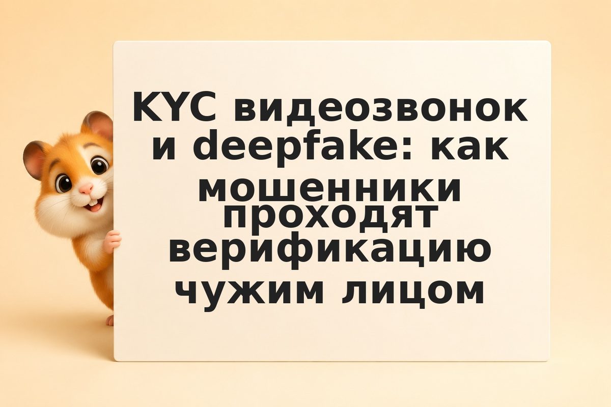 KYC видеозвонок и deepfake: как мошенники проходят верификацию чужим лицом