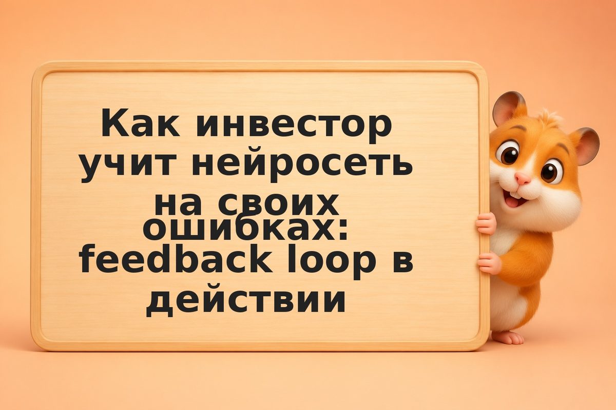 Как инвестор учит нейросеть на своих ошибках: feedback loop в действии