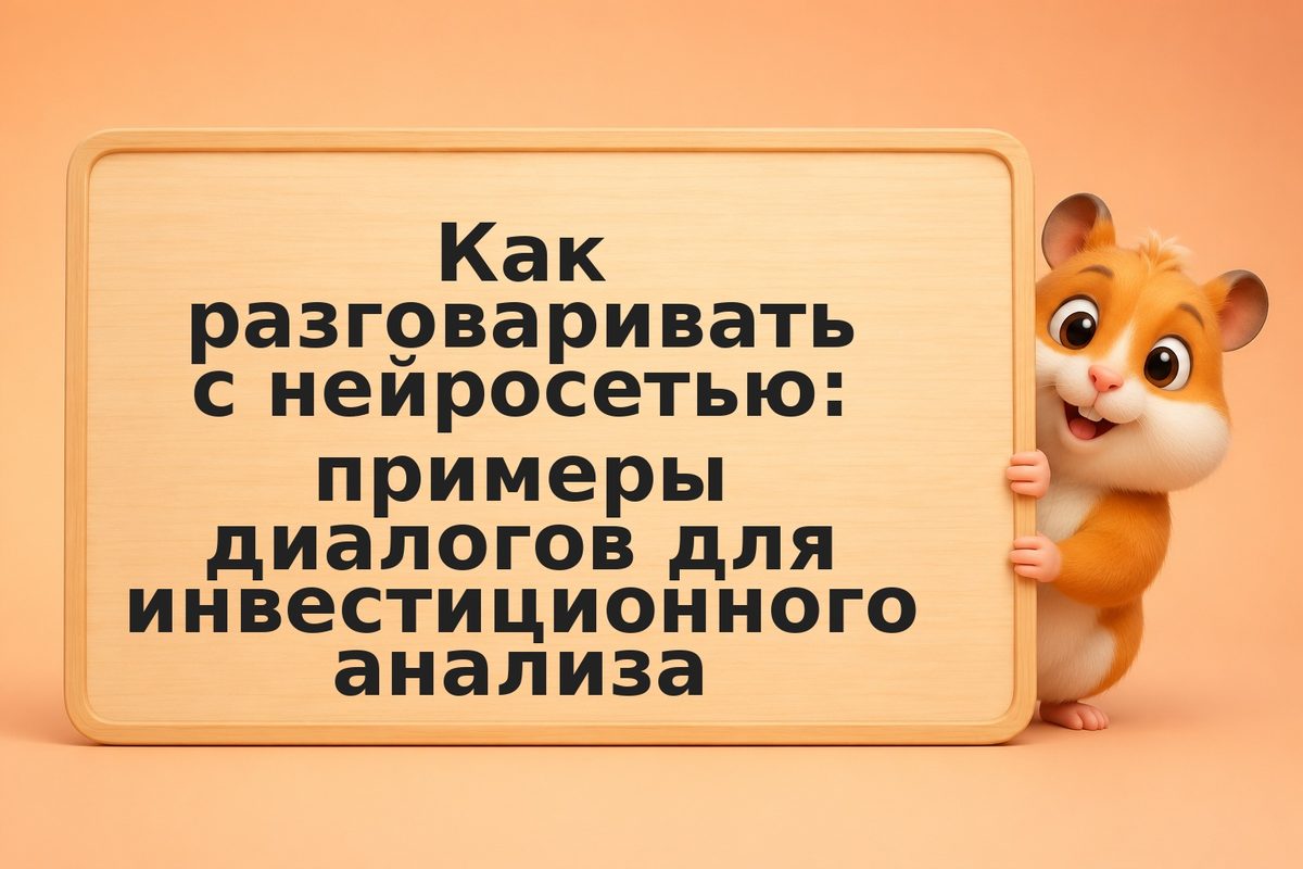Как разговаривать с нейросетью: примеры диалогов для инвестиционного анализа