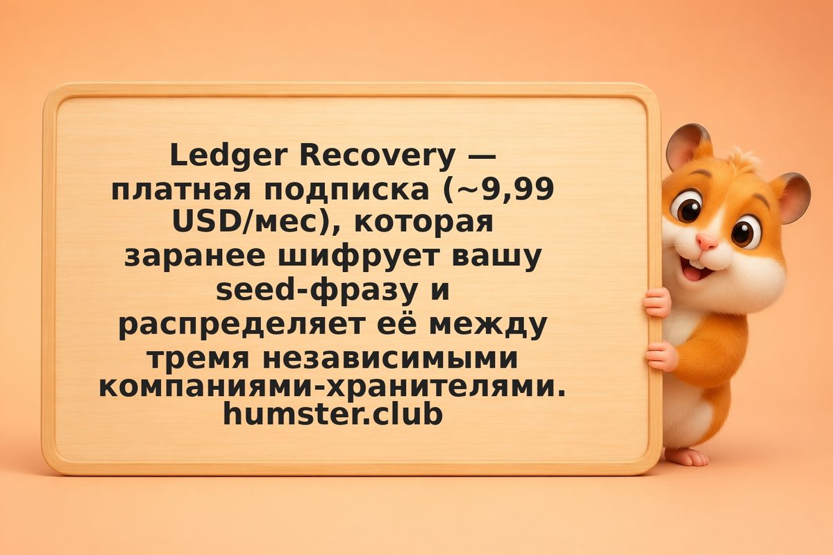 Ledger Recovery: удобство восстановления vs. централизация приватного ключа