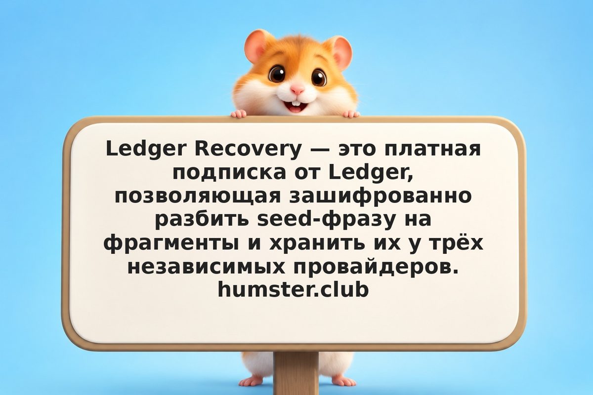 Ledger Recovery: официальный сервис резервного копирования seed-фразы