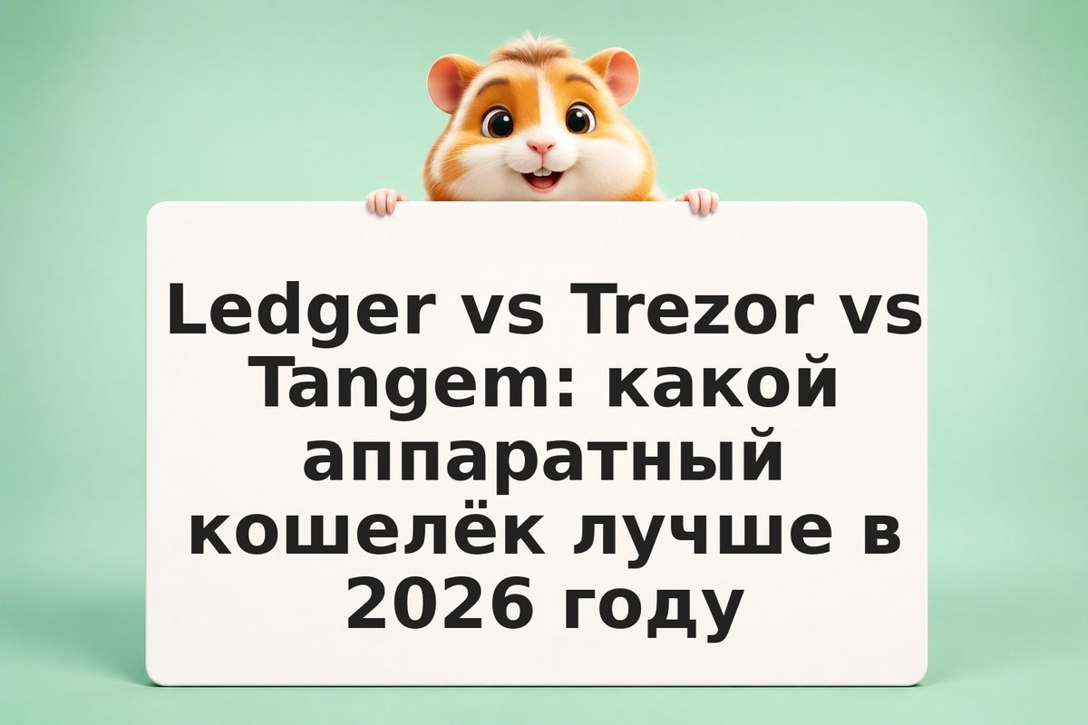 Ledger vs Trezor vs Tangem: какой аппаратный кошелёк лучше в 2026 году
