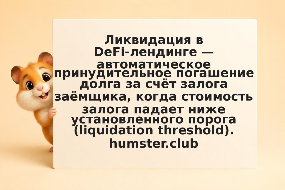 Ликвидация залога в DeFi-лендинге: как работает на Aave, Compound и Venus